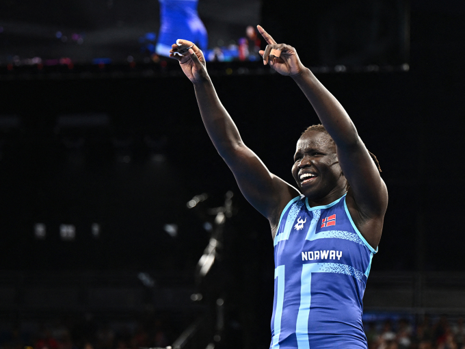 Grace Bullen dominated her bronze medal match against Canadian Ana Paula Godinez Gonzalez. Photo: Arlette Bashizi, Reuters